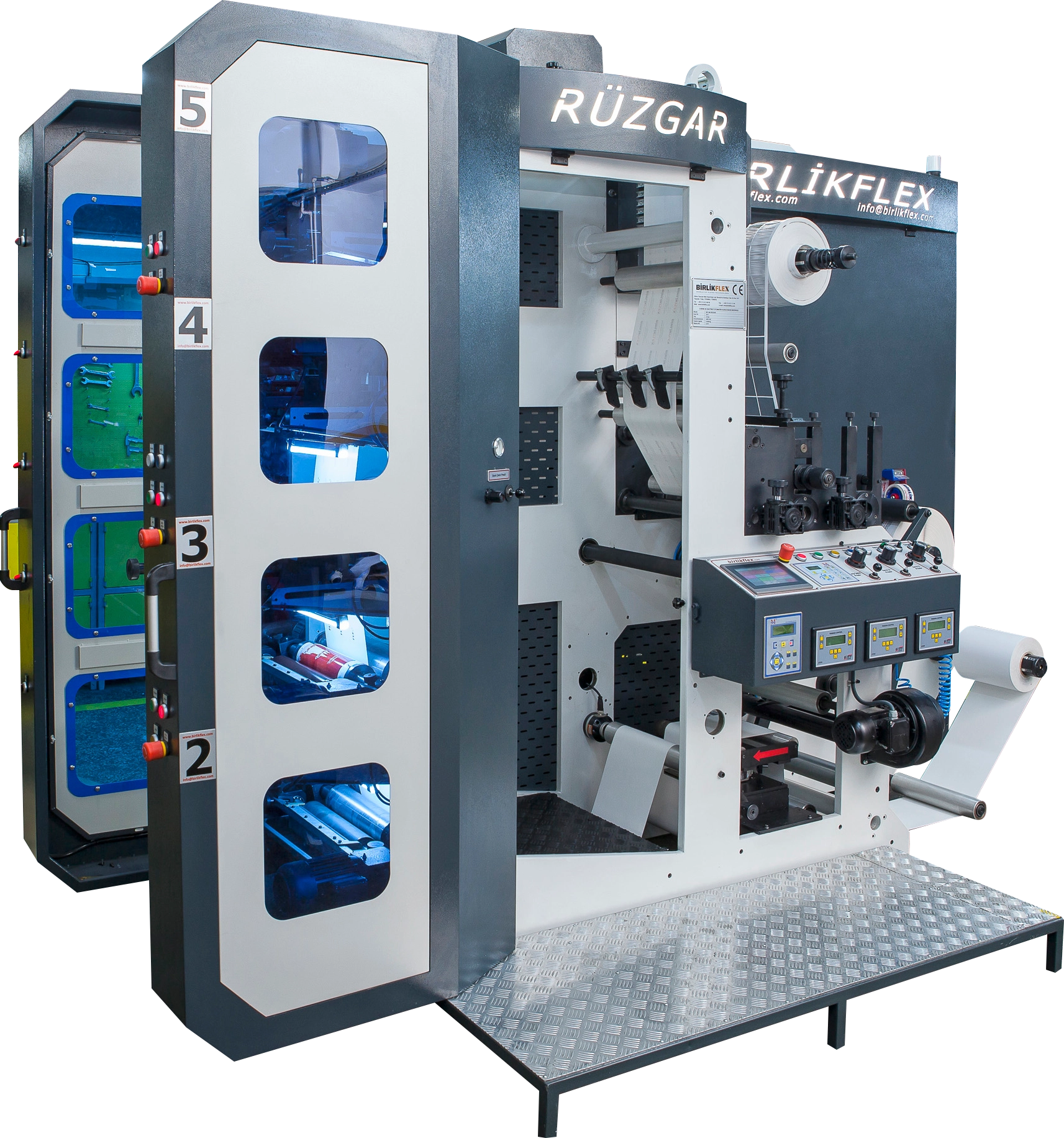 Kule Tip Flexo Baskı Makinesi